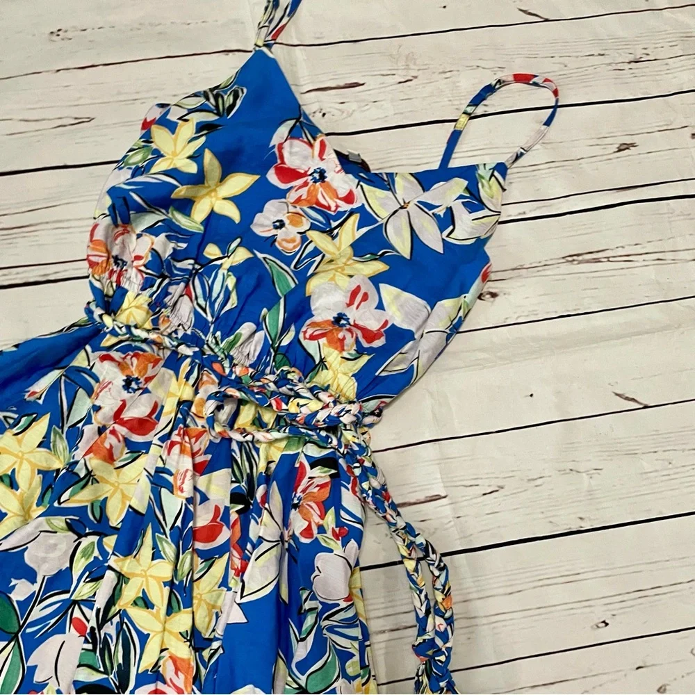 Skies are blue floral dress - Picture 4 of 6